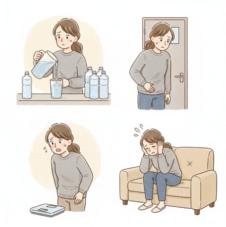 糖尿病の自覚症状と隠れた合併症リスクの氷山モデル