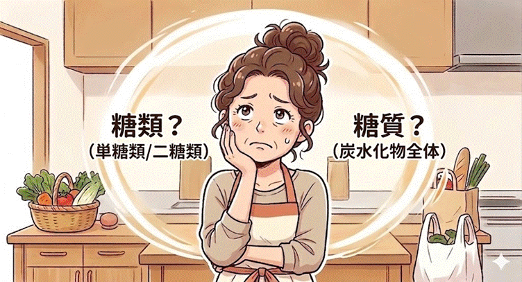 知っておきたい「糖質」と「糖類」の違い